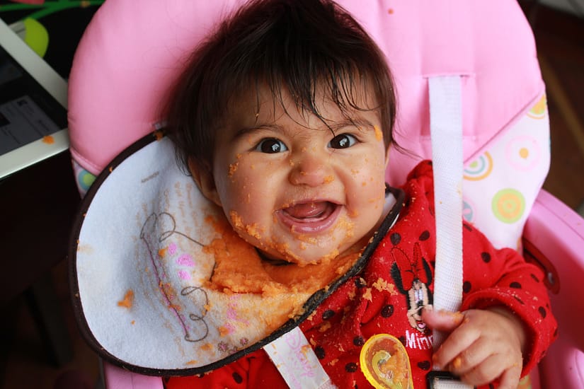 baby eating 2