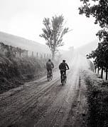 2 people Bicycling