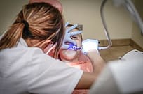 dentist with patient